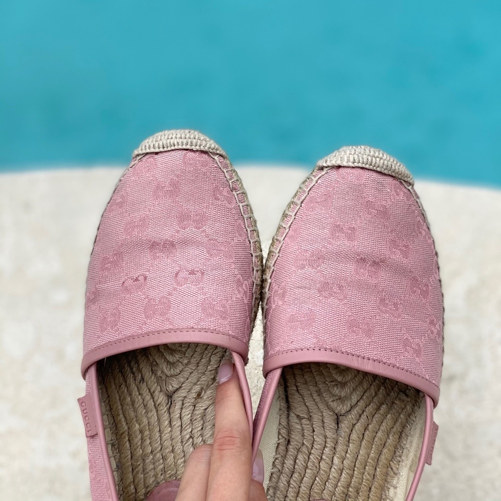 Gucci GG Espadrilles Miro Soft Pink - Picture 2 of 6
